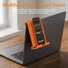 Supporto Pieghevole Antiscivolo in Silicone per Telefono, Supporto Flessibile da Scrivania per Telefono e Tablet