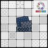 9/32 Stück Sashiko Stickschablone DIY Geometrisches Patchwork Schablone Wiederverwendbare PET Schablone Handarbeit Stickerei Handwerkszeug