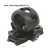20-25MM Flashlight Clip for MICH/FAST Tactical Helmets