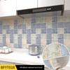 Eco-Friendly Kitchen Anti-Oil Stickers: Self-Adhesive, Waterproof, Heat-Resistant Tile and Stove Top Renovation Wallpaper.