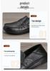 Men's Genuine Leather Casual Loafers - Versatile, Shock-Absorbing, Wear-Resistant, Soft Thick Sole Slip-ons for Driving and Business.
