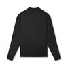 Mens Bodybuilding Sporting Workout Oversized High-neck Long Sleeve Tshirt Breathable Fitness Fashion Clothing Fashion T Shirt