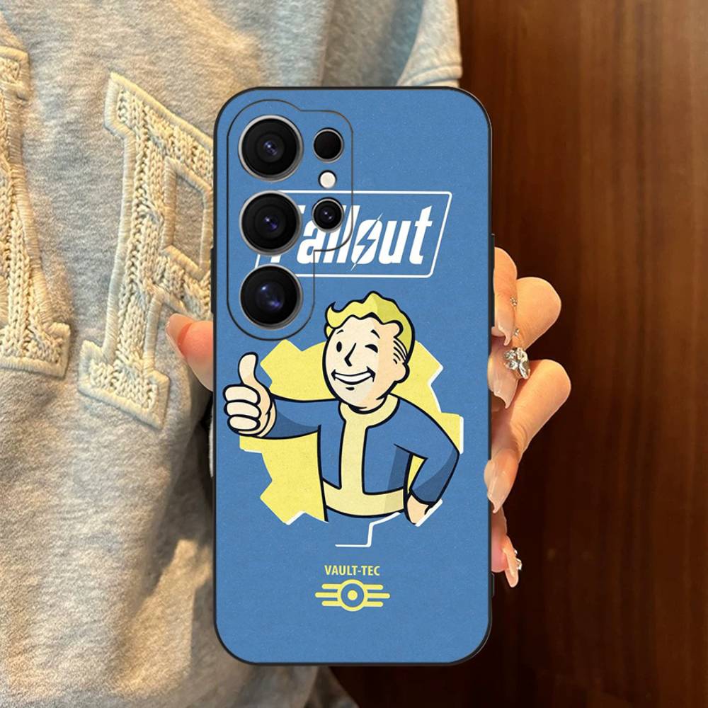 Custodia per Telefono Gioco Cool Serie F-Fallout S 4 Per Samsung S 24 Fe 25 Ultra Plus 20 Lite 21 30 22 23 24 22 Ultra 5G Fundas