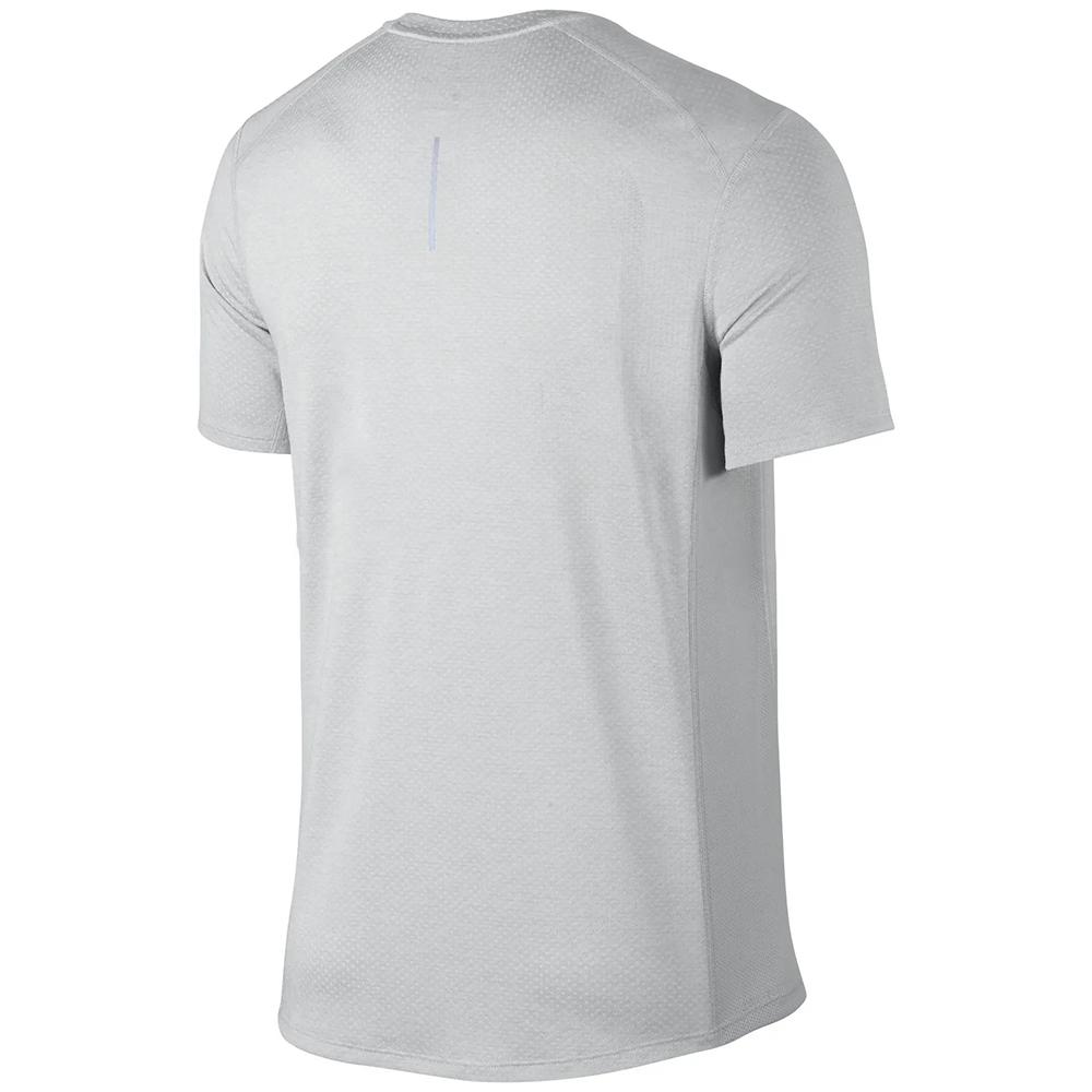 Nike Solid Color Sport Crew Neck Pullover Short Sleeve T-Shirt Men Tops White Grey 834241-100