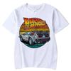 Back To The Future T Shirt Men Summer Casual Tshirts Women Fashion T-shirt Casual Clothing Tops Tee Cool Car T Shirt Camiseta