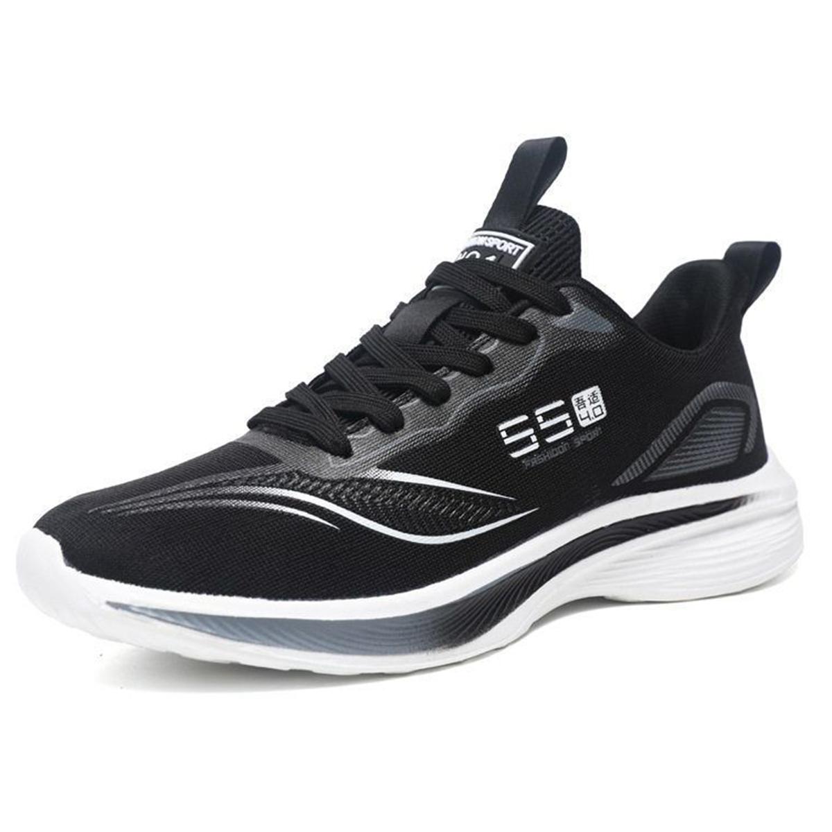 

Мужские кроссовки для бега Сетчатые дышащие Повседневные мужские кроссовки Легкие Мягкие Толстая подошва Спортивные Для ходьбы Бега трусцой Фитнеса Кроссовки Размер 39-46 45 чёрный
