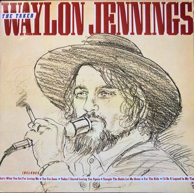 LP Record WAYLON JENNINGS  Taker CBR1038 EVEREST UK Folk Used