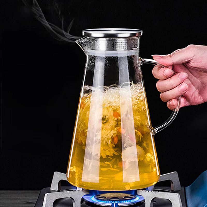 High-Temperature Borosilicate Glass Water Pitcher