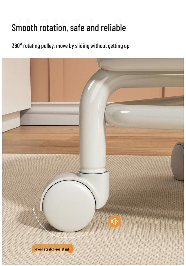 Ergonomic Rotating Stool with Backrest – Comfortable, Portable Seating Solution
