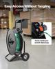 Banding Strapping Cart, Fit for PET / PP / Steel Strapping Coils with 20.3/40.6 Cm Core Size, Heavy Duty Strapping Dispenser Equipped with Upgrade