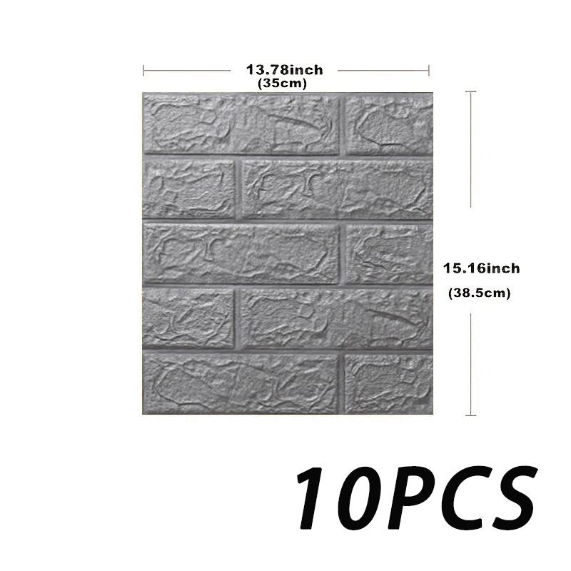 3D einfarbig 35x38,5cm Wohnzimmer Wanddekoration selbstklebender Wandaufkleber