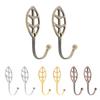 2 Alloy Elegant Decorative Curtain Holdbacks Wall Hooks with Screws