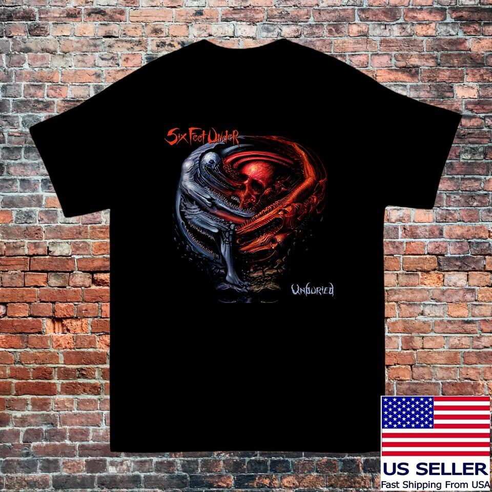 Six Feet Under Band Unburied T Shirt Full Size S-5XL FH896 XXXL