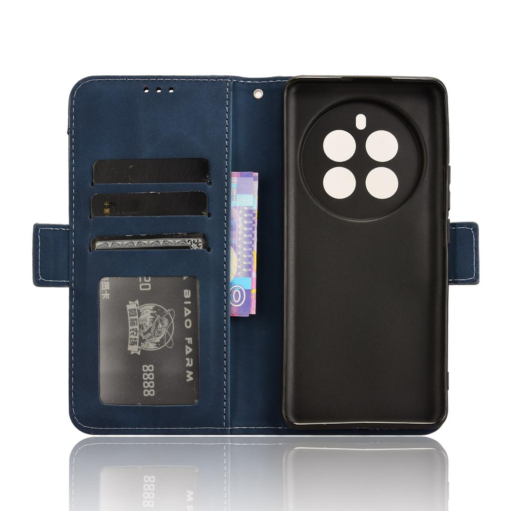 For Realme 12 Pro 5G/12 Pro+ 5G Case PU Leather Stand Multiple Card Holders Phone Cover