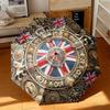 1 pz Impero Britannico Londra Inghilterra Ombrello Portatile Pieghevole Struttura a Ossa Forate Telaio in Ferro Ombrello da Esterno per la Casa