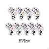9Pcs PU Golf Iron Covers Set Outdoor Sports for Golfers Club Headcover