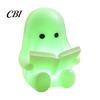 Durable Pla Figurine Halloween Ghost Figurine, 3D Printed Cute Rock Statue, Gift for Funny Coffee Table Centerpieces Shelf Mantel Ornaments Whimsical