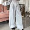 High Street Lazy Casual Pants for Women In Spring and Autumn New Drawstring Sleeve Pants High Waist Loose Draped Floor Pants