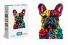 Wooden Bulldog Puzzle 135 Pieces A4 Colorful Artistic Puzzle