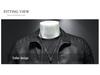 Men's Slim Fit Stand Collar Leather Jacket - Trendy Korean Style for Spring 2023