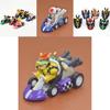 Super Mario Bros Kart Pull Back Car Action Figure Set 6 Pcs Colorful Collectibles