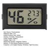 Mini Elektroniczny Termometr Higrometr Wyświetlacz LCD Wysoka Dokładność Termo-Higrometr Wewnętrzny Samochodowy Wnętrze Cyfrowy Miernik Wilgotności i Temperatury