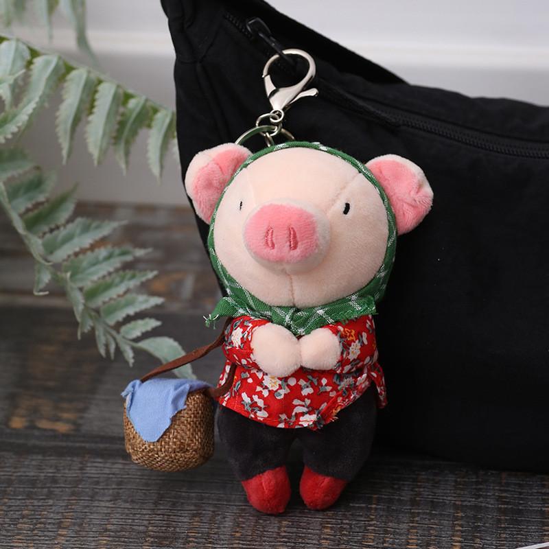 Adorable Mini Pig Plush Toy Soft And Cuddly Stuffed Animal Perfect Bag Charm