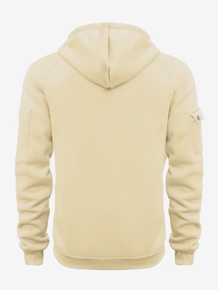 Nowy Męski Pulower z Kapturem i Długim Rękawem 2025 - Casualowy Top Sportowy na Jesień/Zimę