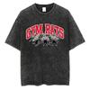 T-shirt Uomo Donna Cotone 100% Stampa Gorilla World Gym Lavata Retrò Estate Autunno Quotidiano Sport Outdoor Casual Strada Manica Corta