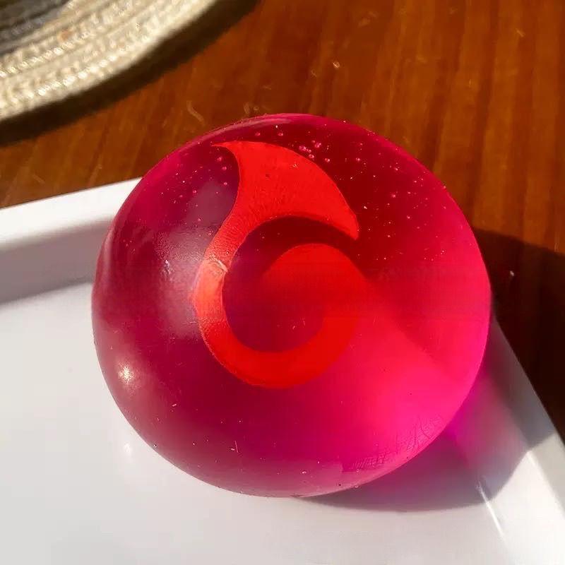 

Nezha 2 Rebellious Sea Demon Pill Squeeze Toy - Ao Bing Spirit Bead Decompression Gift About 4.5cm