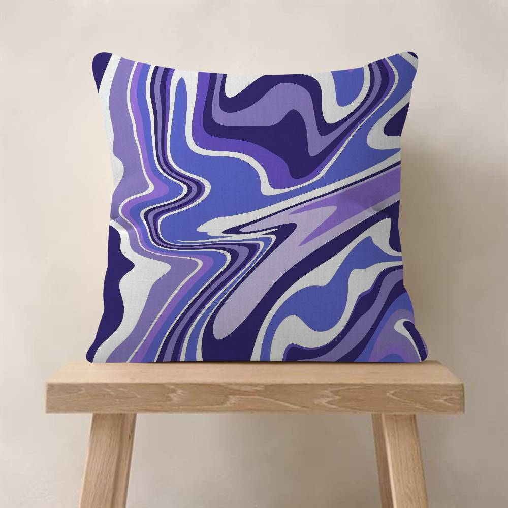 1PC Strata Liquid Pillow Anime Pillow Sofa Bed Head Pillow Cover Cushion Cover Fashion