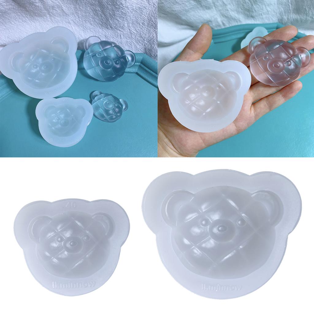 Geometry Pineapple Bag Ornament Silicone Epoxy Resin Mold DIY Bear Keychain Pendant Jewelry for Bag Decorations Craft