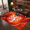 Aston Villa Voetbal Print Kristal Fluweel Tapijt, Comfortabel Waterabsorberend Antislip Binnen Vloerkleed