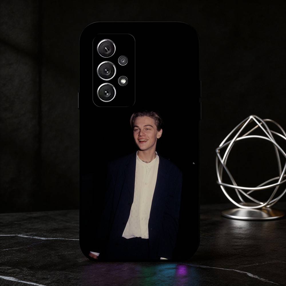 

L-Leonardo DiCaprio phone Case For Samsung S25,24,21,22,23,30,Ultra,20,Plus,Fe,Lite,Note Soft Black Cover Samsung S20plus5G