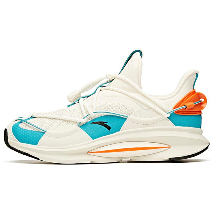 

New Anta Cushioning Anti Slip And Wear Resistant Low Top Running Shoes Men s White Green 912045513-6 39