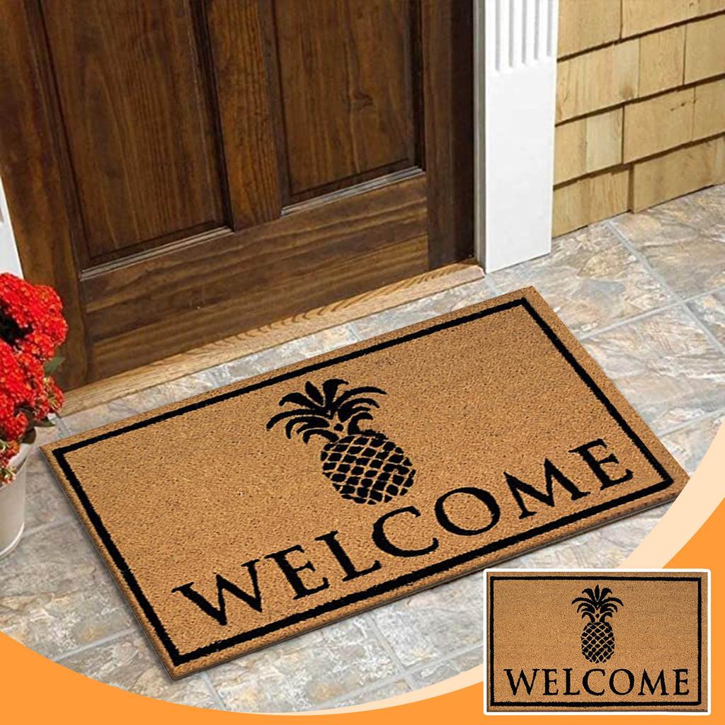 Premium  Door Mat Thick Heavy Duty Doormat For Indoor Outdoor Easy Clean Low Maintenance Low-Profile Rug Mats For Entry High Traffic