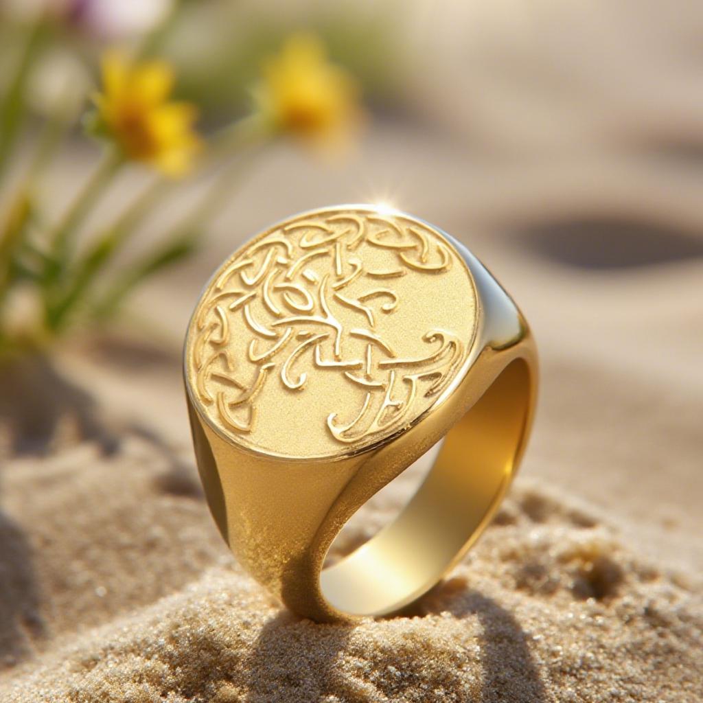 Yggdrasil Tree of Life Ring Triquetra Norse Mythology Stainless Steel Men Jewelry Protection Talisman Gift
