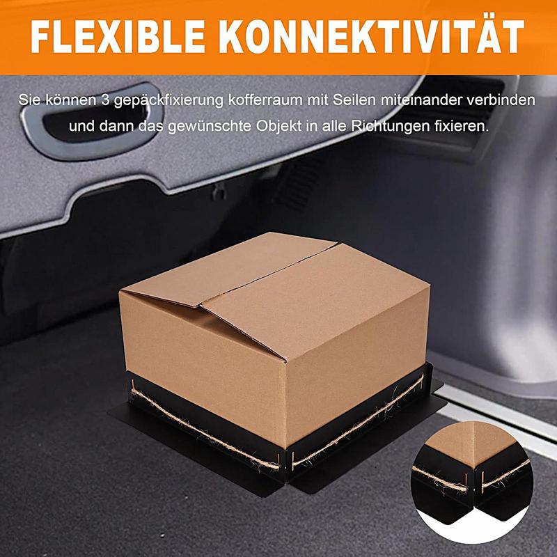 Car Trunk Organizer 3 Pieces Car Trunk Holder Storage Organizer Easy Installation Multipurpose Automotive Trays Containment China Mainland