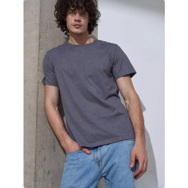 Solid Color Men's Short Sleeved T-shirts Multi-color Basic Style Casual and Versatile Daily Top