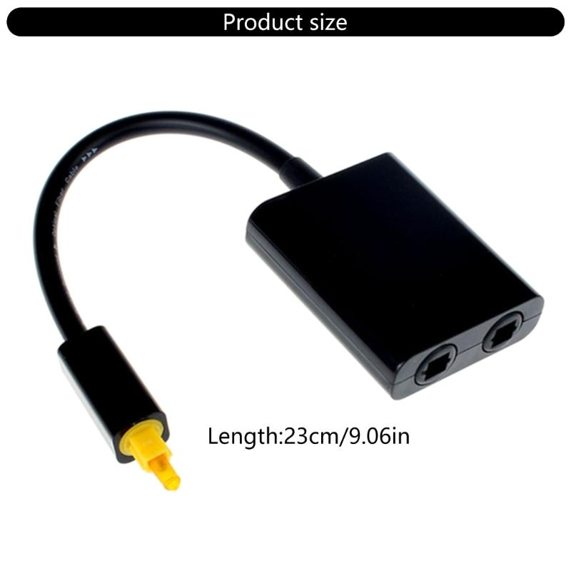 Optical Auditory SPDIF Splitter 1x2 For HiFi Sound Transmission Between Multiple Devices