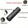 High-Definition 10x25 Portable Monocular Telescope for Mobile Photography and Outdoor Use