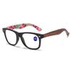 Fashionable Wooden Frame Reading Glasses Vintage Large Frame Reading Glasses For The Elderly High-Definition And Ultra Light