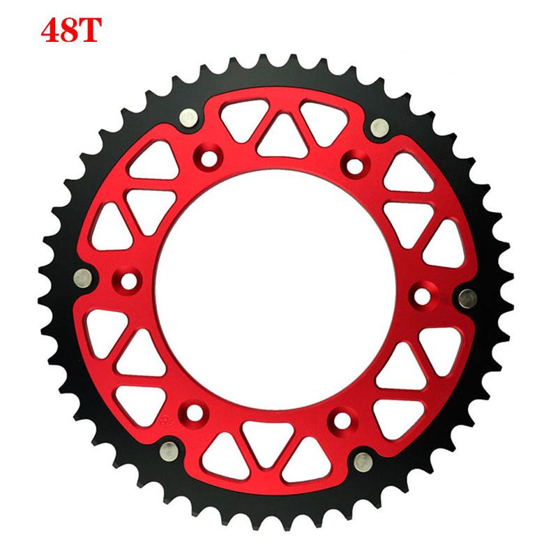 Motorcycle 45T - 52T Rear Sprocket For HONDA CRF450R CR500R XR400R XR250R XR650R CREF450X CRE250R CRE125R CRE F 250 R CRE450R