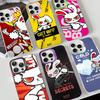 Anime B-Bloody Bunny Phone Case For IPhone 17 16 15 14 11 12 13 Pro Max Plus Pro Colored Silver Cover
