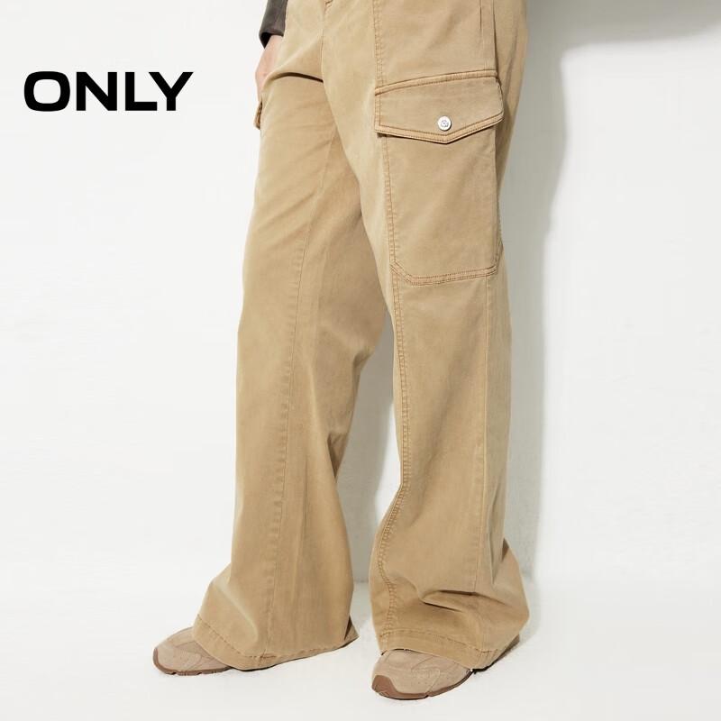 ONLY Women's 2024 Autumn Loose High-Waist Cargo Pants