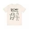 Pee Wee's Playhouse 80s Fan Club Heruitgave T-shirt Natuurlijk Chairry S-4XL