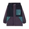 Little Yinman Boys' Color-Block Fleece Hooded Jacket