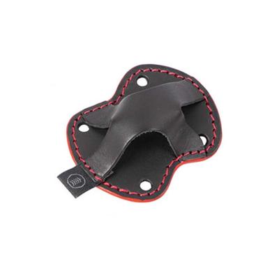 DEGNER Genuine Leather Sunglasses Can Be Used Vertically or Horizontally DH-3 Holder, Black-Red,