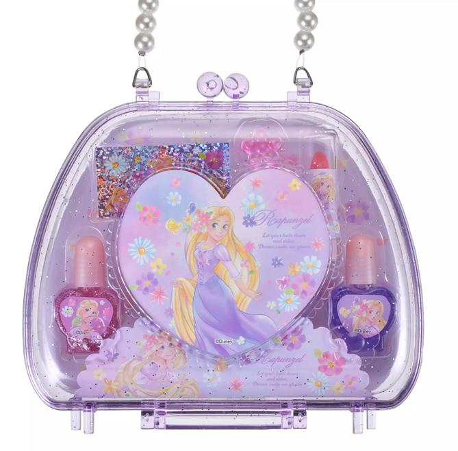 Disney Rapunzel and Pascal Kids Cosmetic Set In Case ( Flower Garden ) Japan NEW