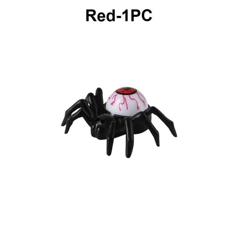 1-5PCS Halloween LED Eyeball Candle Lamp with Spider Design Glowing Pumpkin Light for Party Atmosphere Decoration Prop Spooky